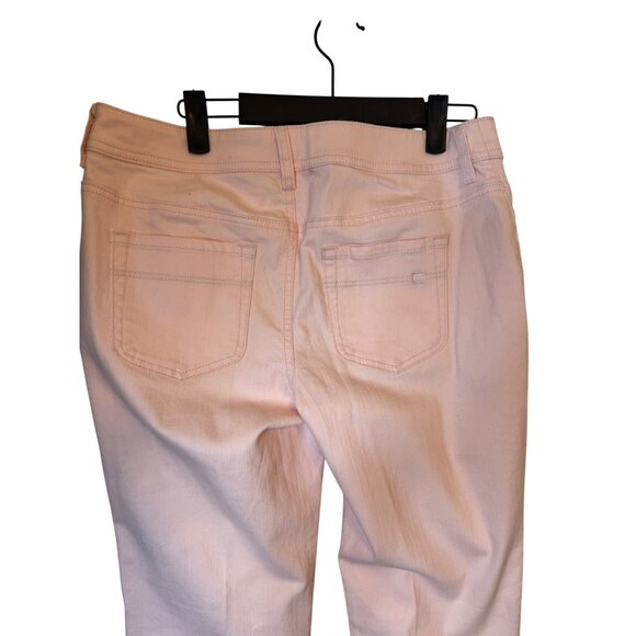 2/$30 Chicos size 0 Pink Straight-Leg Jeans - Picture 15 of 16